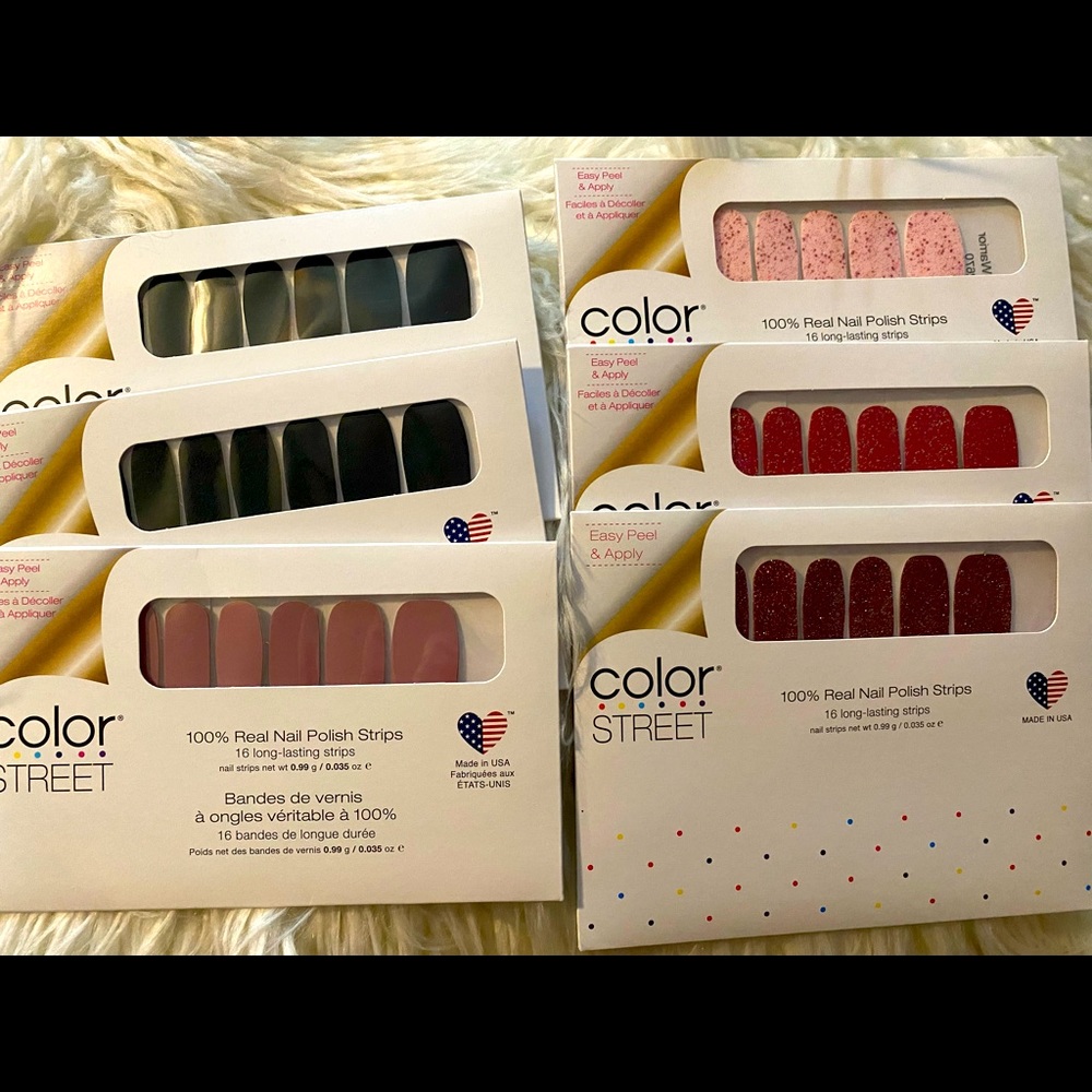 Color Street Nail Lot 16 packages BNWT + Nail Oil